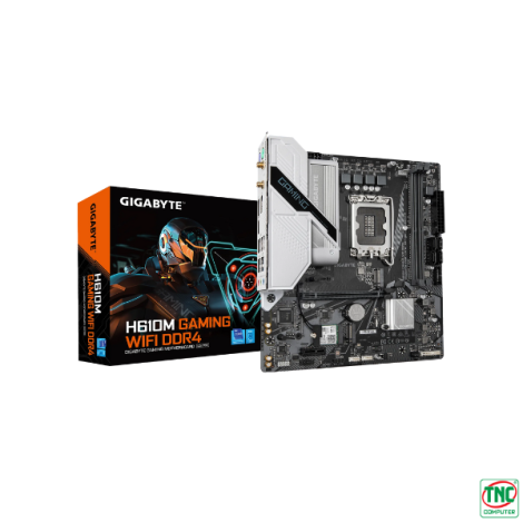 Mainboard Gigabyte H610M GAMING WIFI DDR4 (2 x DDR4/ 64GB/ LGA 1700/ Micro ATX)