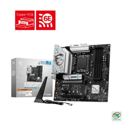 Mainboard MSI B760M GAMING PLUS WIFI DDR4 (4 x DDR4/ 128 GB/ LGA 1700/ Micro ATX)