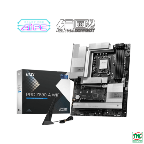 Mainboard MSI PRO Z890-A WIFI (4 x DDR5/ 256GB/ LGA 1851/ ATX)