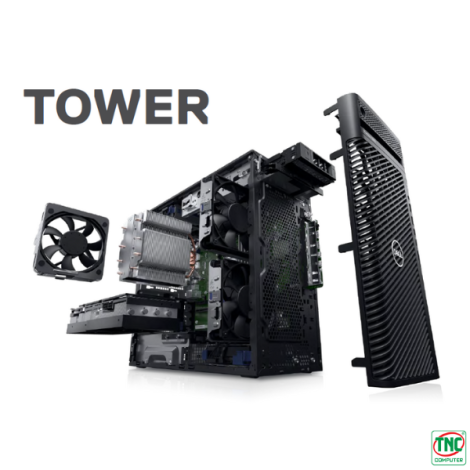 Máy trạm Dell Workstation Precision 3660 Tower 42PT3660D23 (i9 13900 vPro/ Ram 16GB/ SSD 256GB/ HDD 1TB/ Ubuntu 22.04/ VGA RTX A2000/ 3Y)