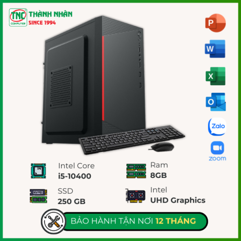 Máy bộ TNC Văn Phòng I5410 (I5 10400/ Ram 8GB/ SSD 250GB)