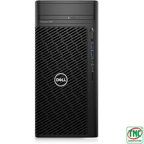 Máy trạm Dell Precision 3660 Tower T3660-I913900-Linux (i9 13900/ Ram 16GB/ SSD 256GB/ HDD 1TB/ T400 4GB/ 3Y)
