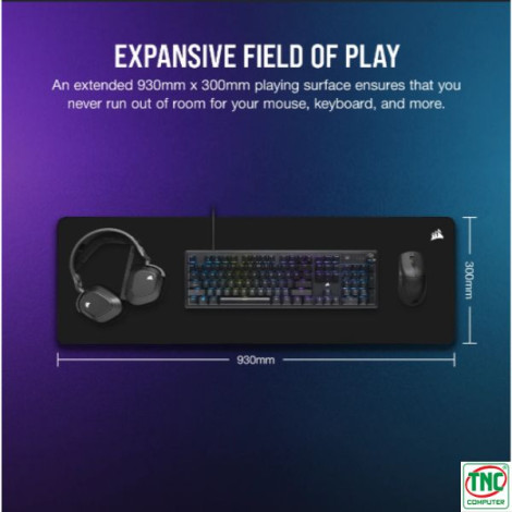 Miếng lót chuột Corsair MM500 V2 Hybrid Cloth Gaming Extended CH-941B141-WW