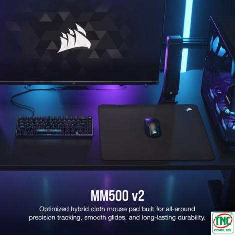 Miếng lót chuột Corsair MM500 V2 Hybrid Cloth Gaming Large CH-941B161-WW