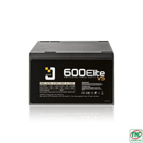 Nguồn Jetek 600 ELITE V5 (600W)