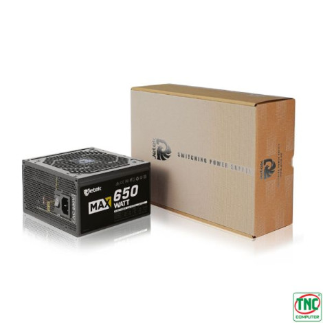 Nguồn Jetek MaxWatt MW650 V1 650W (dây đỏ vàng)