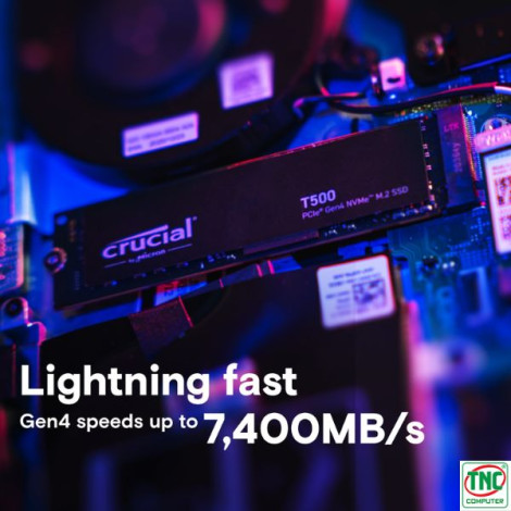 Ổ cứng SSD gắn trong Crucial T500 2TB NVMe PCIe Gen4 x4 CT2000T500SSD8 Non-Heatsink