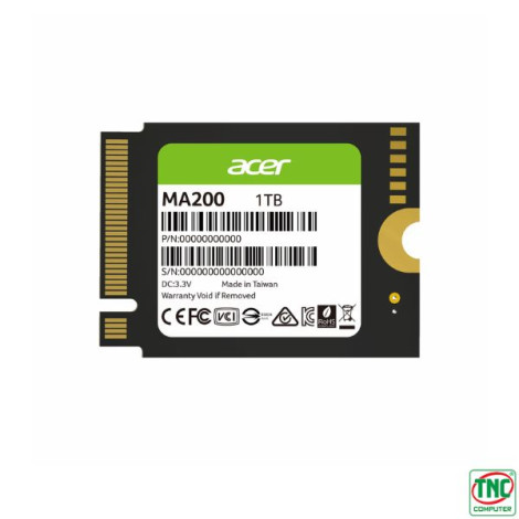 Ổ cứng SSD gắn trong Acer 1TB MA200 PCIe Gen4 x4 M.2 2230 ﻿MA200-1TB