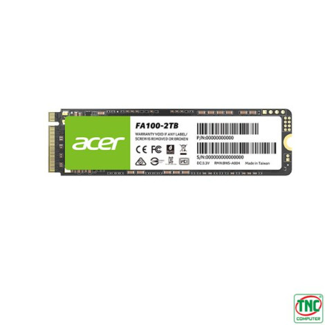 Ổ cứng SSD gắn trong Acer 2TB FA100 PCIe Gen3 x4 NVMe1.4 FA100-2TB