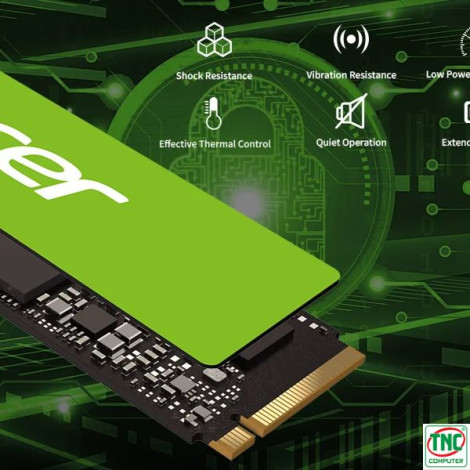 Ổ cứng SSD gắn trong Acer 500GB FA200 PCIe Gen 4 x4, NVMe 2.0 FA200-500GB
