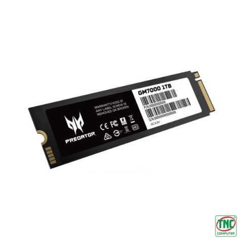 Ổ cứng SSD gắn trong ACER GM7000 1TB PCIe Gen 4x4, NVMe 1.4