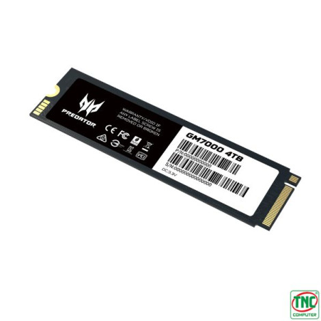 Ổ cứng SSD gắn trong ACER GM7000 4TB PCIe Gen 4x4, NVMe 1.4