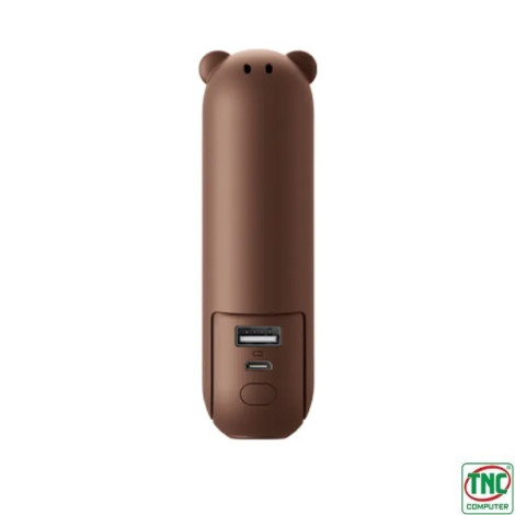 Quạt cầm tay mini 3in1 Jisulife F8X 4800mAh (Brown)