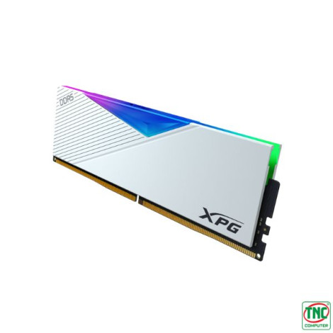 Ram Desktop Adata Lancer White RGB 16GB DDR5 Bus 6000Mhz AX5U6000C3016G-CLARWH