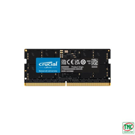 Ram Laptop Crucial 16GB DDR5 Bus 4800Mhz CT16G48C40S5