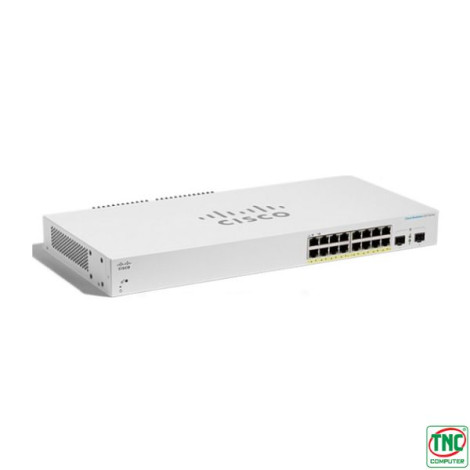 Switch Cisco Smart Managed CBS220-16T-2G (18 port/ 10/100/1000 Mbps/ SFP)