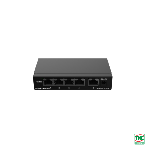 Switch PoE Smart Cloud Ruijie RG-ES206GS-P (6 port/ 10/100/1000 Mbps/ SFP)