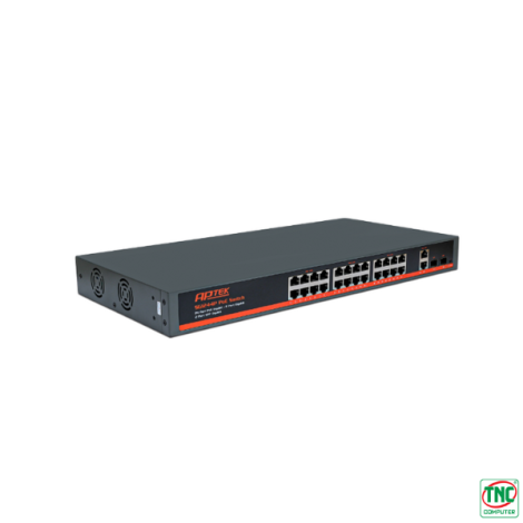 Switch PoE APTEK SG1244P (24 port/ 1 Gbps)