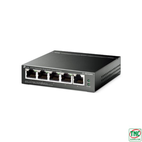 Switch PoE+ EasySmart TP-Link SG105PE (5 port/ 10/100/1000 Mbps)