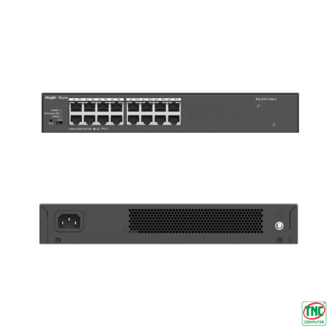 Switch Ruijie RG-ES116G-L (16 port/ 10/100/1000 Mbps/ Unmanaged)