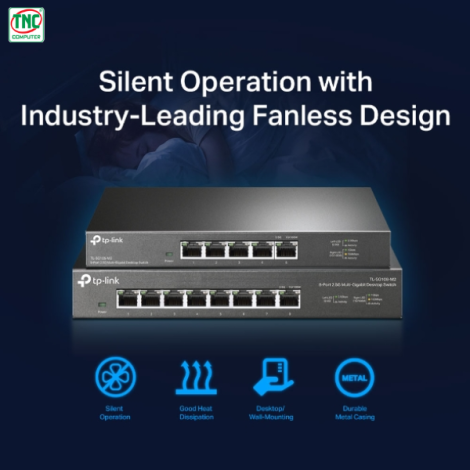 Switch TP-Link TL-SG105-M2 (5 port/ 2.5 Gbps)