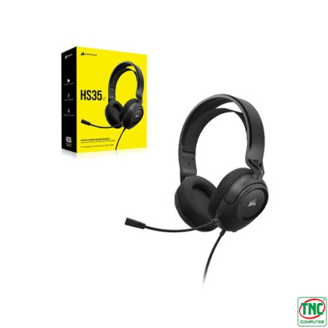 Tai nghe Corsair HS35 V2 Carbon (CA-9011377-AP)