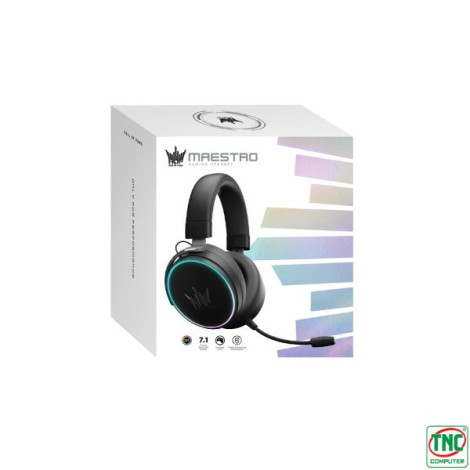 Tai nghe Galax Gaming HOF Maestro H1 RGB (Matte Black)