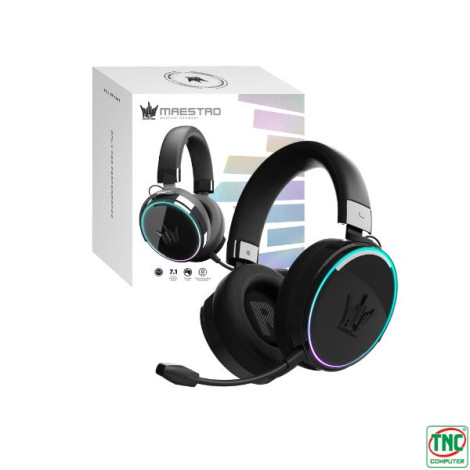 Tai nghe Galax Gaming HOF Maestro H1 RGB (Gloss Black)