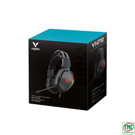 Tai nghe gaming Rapoo VH710 Black (USB, 7.1 Led RGB)