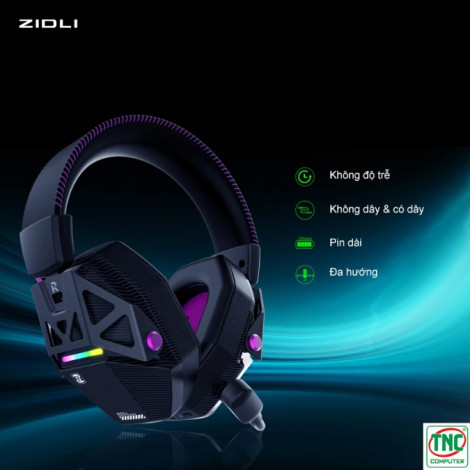 Tai nghe ZIDLI FH31 Pro Black (Chiến hạm)