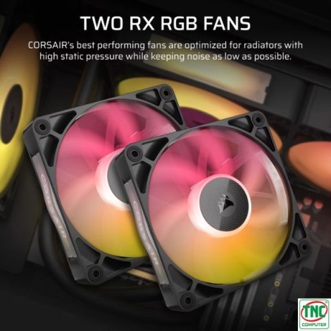 Tản nhiệt nước 2 Fan Corsair iCUE LINK TITAN 240 RX RGB AIO Liquid Black CW-9061016-WW