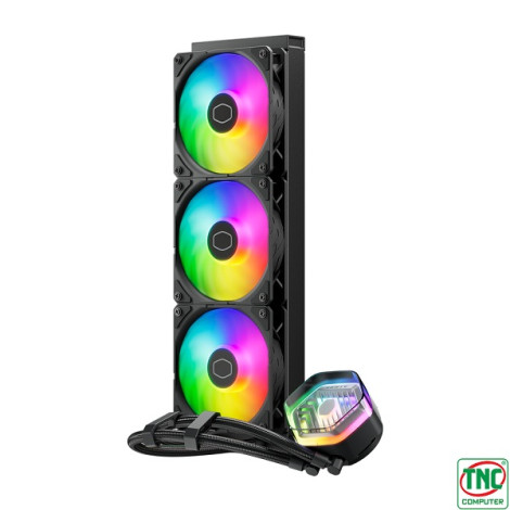 Tản nhiệt nước 3 Fan CoolerMaster MasterLiquid 360 Atmos ARGB Black