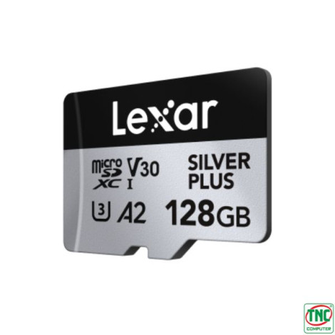 Thẻ nhớ Micro SD 128GB Lexar Professional Silver Plus UHS-I LMSSIPL128G-BNANG