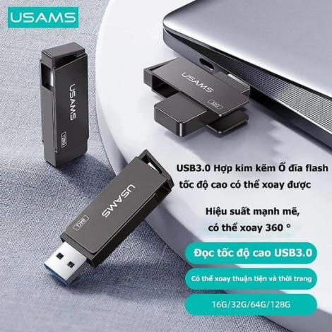 USB 3.0 lưu trữ dữ liệu USAMS US-ZB194 128GB ZB197UP01