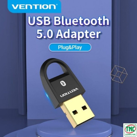 USB Bluetooth 5.0 Adapter Black VENTION CDS-B0