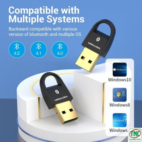 USB Bluetooth 5.0 Adapter Black VENTION CDS-B0