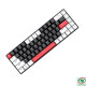 Bàn phím cơ Gaming không dây EK368L White-Black Red Switch