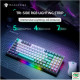 Bàn phím Gaming cơ không dây Machenike K500 Pro-B94W Tri-Mode RGB Xám Trắng Brown Switch