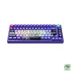 Bàn phím Gaming cơ không dây Machenike K600T-B82 Tím Trắng GR Green Switch