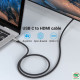 Cáp chuyển đổi Vention Cotton Braided USB-C to HDMI dài 1m CRB-BF