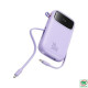 Sạc dự phòng Baseus Qpow2 Dual-Cable 10000mAh 30W Purple (P10055008513-00)