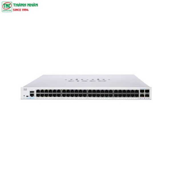 Switch Cisco PoE+ Smart Managed CBS250-48T-4G-EU (52 port/ 10/100/1000 Mbps/ SFP)