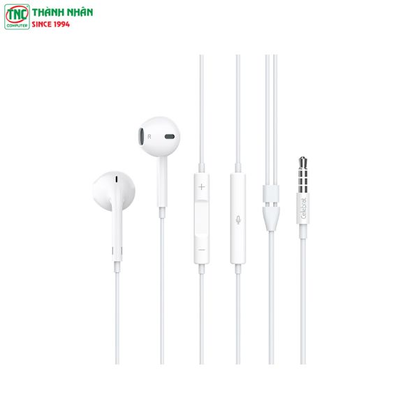 Tai nghe Yison Celebrat Wired Earphones E200 3.5mm (White)