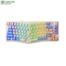 Bàn phím Gaming không dây 3 Mode LEOBOG ALICE A75 màu Xanh Dương + Be (Ramboo switch)