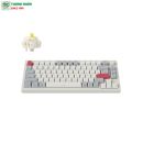 Bàn phím cơ Gaming không dây Keychron Q1M-P4S Q1 Max Swappable RGB Banana Switch Side-Printed Keycaps Knob Version Shell White