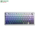 Bàn phím Gaming không dây 3 mode AULA F75 PRO màu Trắng Tím (Seiya/ Star Vector switch)