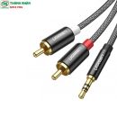 Cáp âm thanh 3,5mm ra 2 đầu RCA dài 1m ...