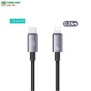 Cáp sạc USAMS Type-C to Lightning 30W 0.25m SJ679USB01