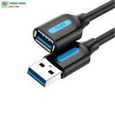 Cáp USB 3.0 nối dài Vention dài 1.5m Đen PVC Type CBH-BG