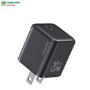 Củ sạc nhanh USAMS Fast Charging 1C PD 20W màu Đen CC184TC01